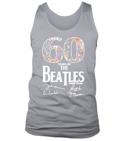 The Beatles 60th Anniversary 1960-2020 Signature Tank Top Unisex