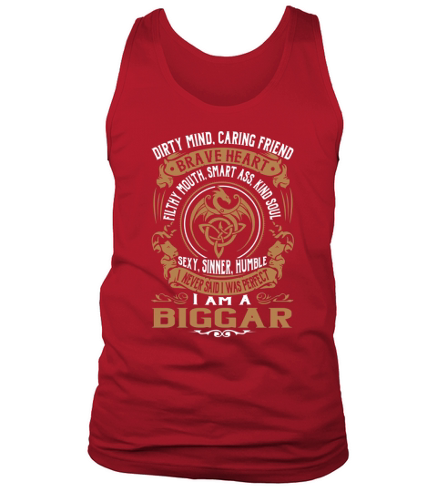 BIGGAR Brave Heart Dragon Name Shirts Tank Top Unisex