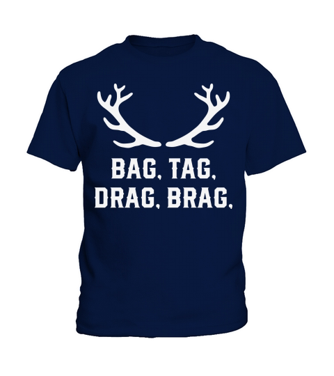 Hunting Deer Bag Tag Drag Kids T-Shirt