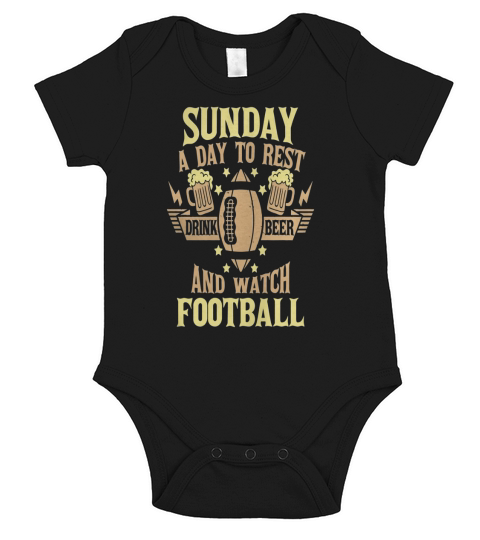 sundays are for beer and football Short Sleeve Baby One-Piece
