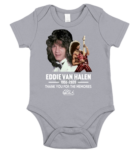 Thank You Eddie Van Halen Short Sleeve Baby One-Piece