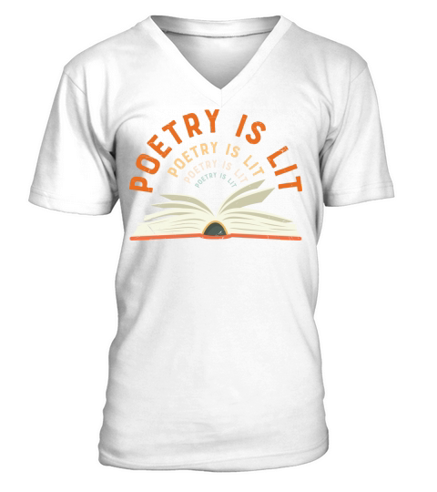 Funny Gift Writer Poetry Is V-Neck T-shirt