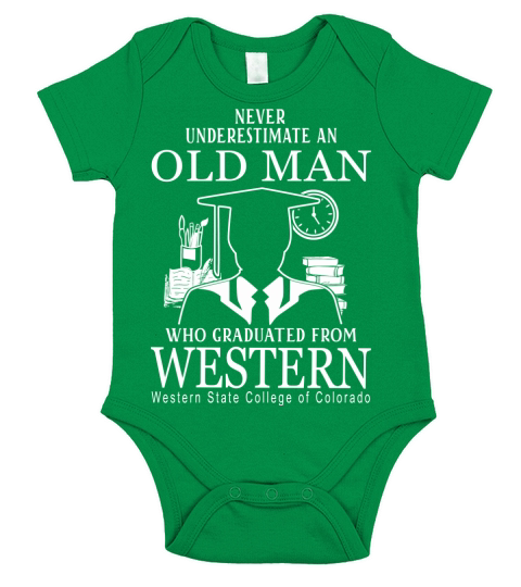 Western State College of Colorado Short Sleeve Baby One-Piece
