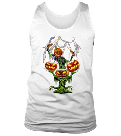 Pumpkin Drummer Tank Top Unisex