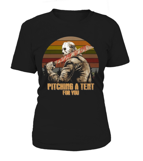 Jason Friday The 13th Pitching A Tent For You Vintage shirt Women's T-Shirt