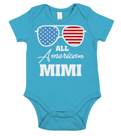 All American Mimi Sunglasses USA Short Sleeve Baby One-Piece