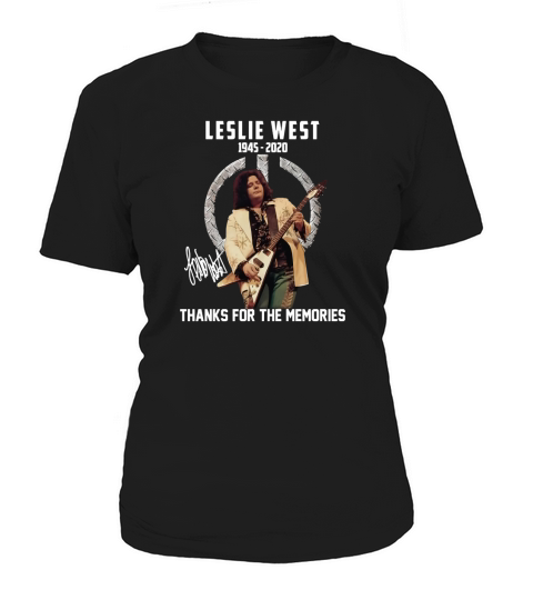 Leslie West 1945 2020 Thank You For The Memories Signature Women's T-Shirt