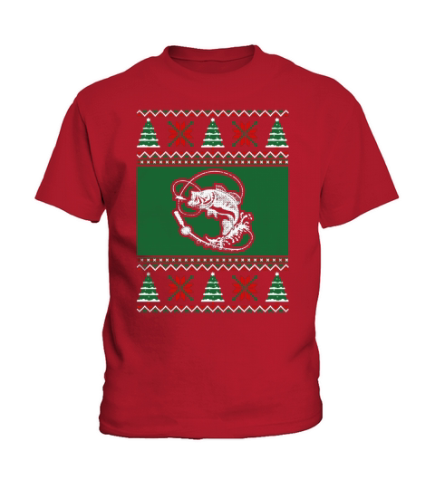 Fishing Christmas Kids T-Shirt
