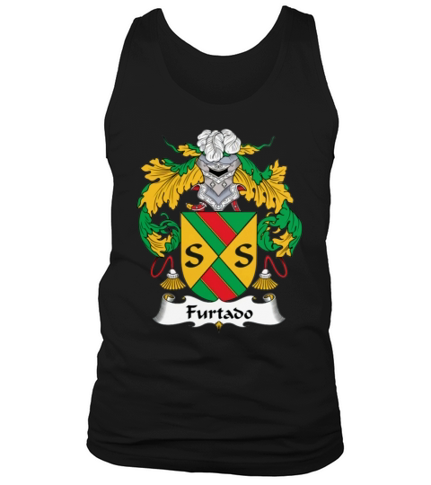 Furtado Family Crest Portuguese Family Crests Tank Top Unisex