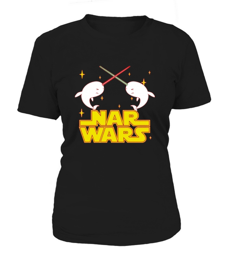 NAR Wars  Narwhal Pun Parody Cute Funny Women's T-Shirt