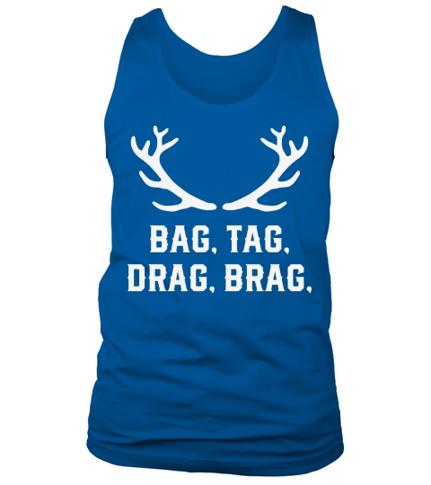 Hunting Deer Bag Tag Drag Tank Top Unisex