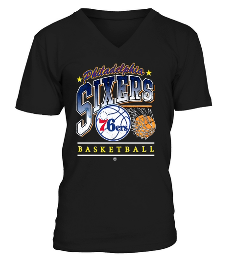 Philadephia 76ers Basketball Swish 47 shirt V-Neck T-shirt