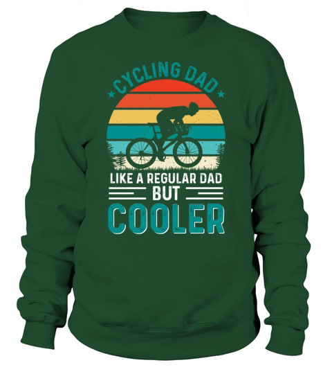 Cycling Dad Fathers Day T Shirt Design Sweatshirt Unisex