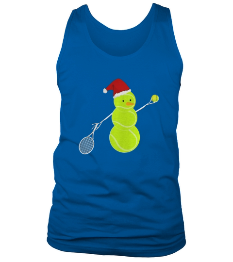TENNIS SNOWMAN Tank Top Unisex