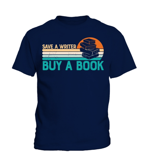 Funny Ideas Save A Writer Kids T-Shirt