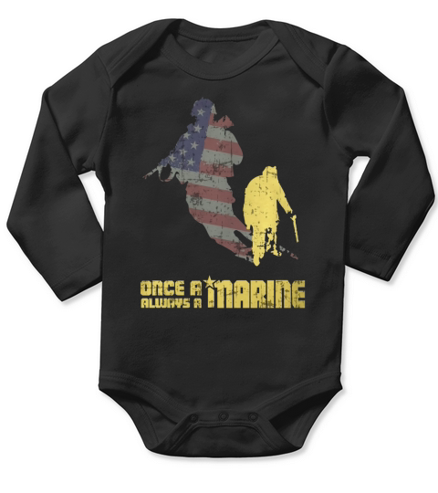 MARINE Long Sleeve Baby One-Piece