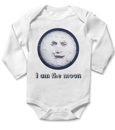 I Am The Moon - The Mighty Boosh Shirts Tshirt Long Sleeve Baby One-Piece