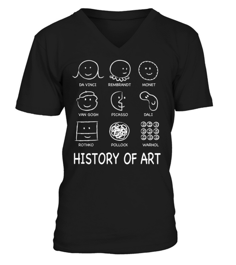 HISTORY OF ART TSHIRT V-Neck T-shirt