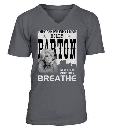 Dolly Parton (1) V-Neck T-shirt