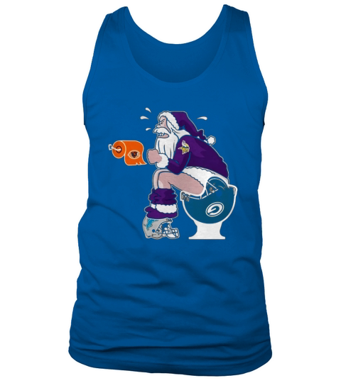 Merry Christmas Minnesota Vikings vs Detroit Lions Chicago Bears Green Bay Packers Santa claus shirt Tank Top Unisex