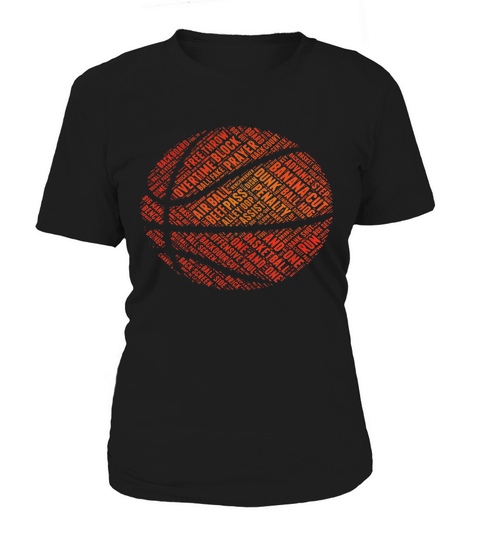 BASKETBALL BALL T SHIRT Black Youth B01M5E36KR 1 Women's T-Shirt
