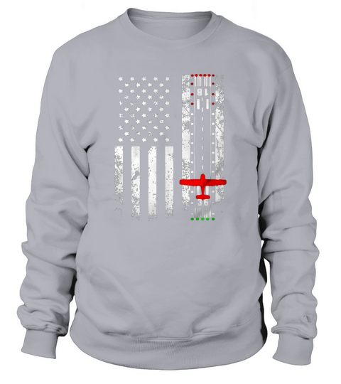 AVIATION RUNWAY FLAG TSHIRT Sweatshirt Unisex