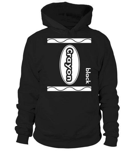 BLACK CRAYON BOX Simple HALLOWEEN COSTUME Hoodie Unisex
