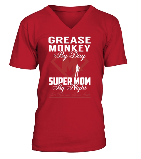 Grease Monkey V-Neck T-shirt