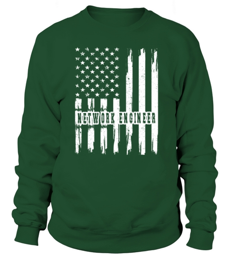 Network Engineering Gifts Network Engineer US Flag Sweatshirt Unisex