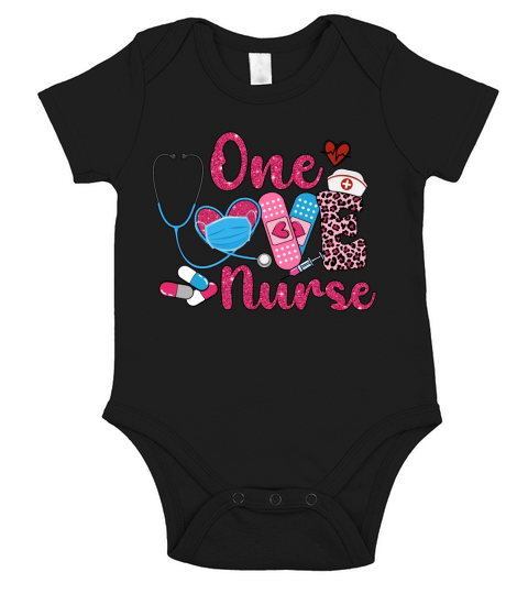 One love nurse Short Sleeve Baby One-Piece