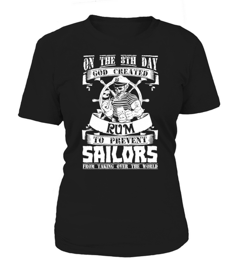 Real - Sailors Love Rum! - Navy - Military Women's T-Shirt