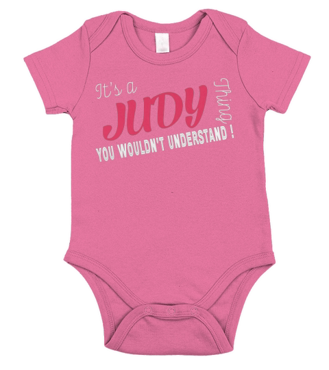 Judy Its Judy Thing - TeeForJudy Short Sleeve Baby One-Piece