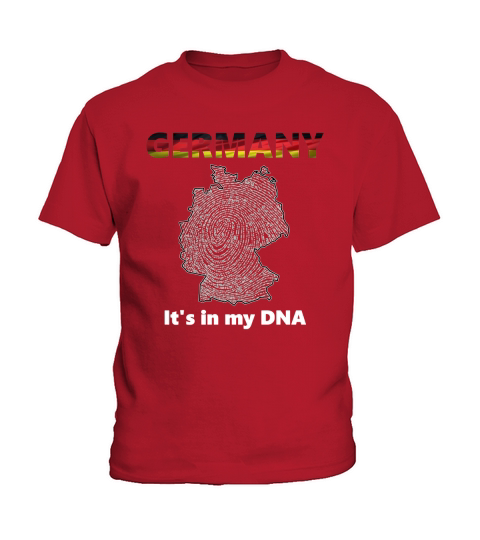 Germany - Its in my DNA heritage pride shirt (white letter) Kids T-Shirt