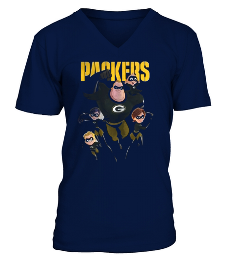 The Incredibles Green Bay Packers - Baby Onesie V-Neck T-shirt