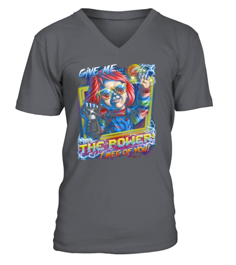 Chucky Give Me The Power I Beg Of You V-Neck T-shirt