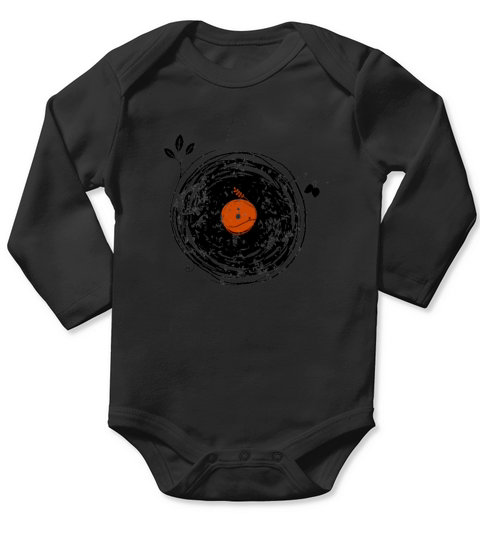 Enchanting Vinyl Records Vintage shirt Long Sleeve Baby One-Piece
