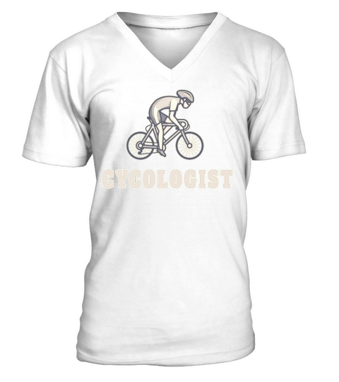 Bicycle Biker Bike Cycling Sport Gift V-Neck T-shirt