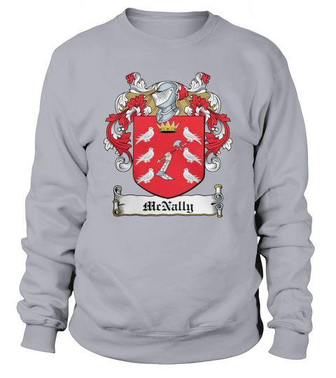 McNally Coat of Arms Irish Family Crests - Coffee Mug (colored) Sweatshirt Unisex
