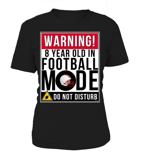 8 Year Old In Football Mode Women's T-Shirt