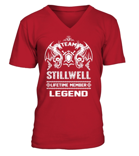 STILLWELL team lifetime member legend V-Neck T-shirt