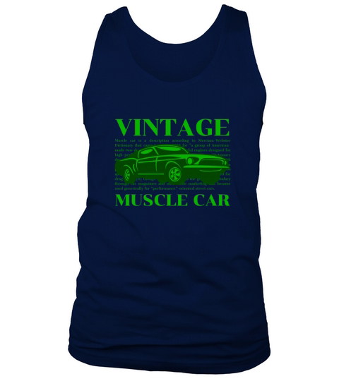 Vintage muscle car Tank Top Unisex