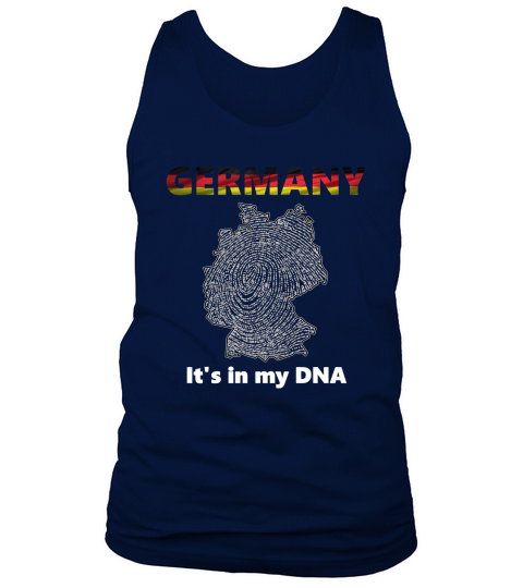 Germany - Its in my DNA heritage pride shirt (white letter) Tank Top Unisex