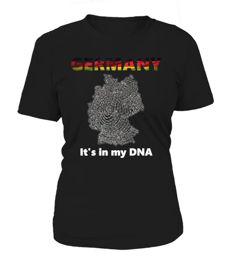 Germany - Its in my DNA heritage pride shirt (white letter) Women's T-Shirt
