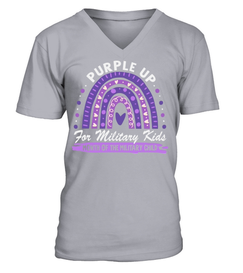 Month of the military child V-Neck T-shirt