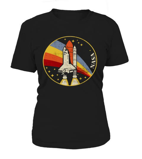 NASA Shuttle Launch Into Rainbow T-Shirt Women's T-Shirt