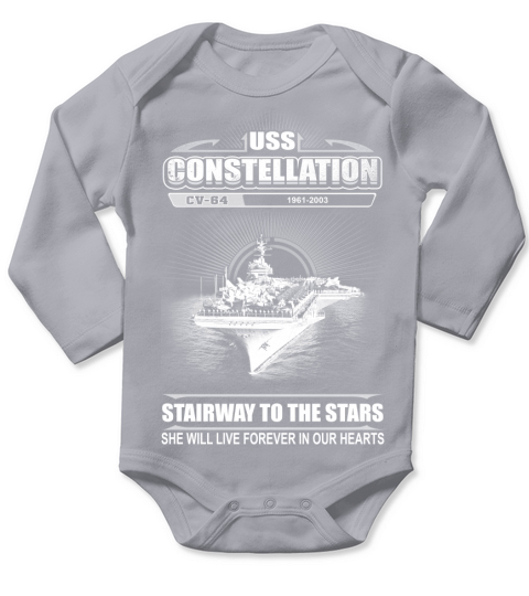 USS CONSTELLATION Long Sleeve Baby One-Piece