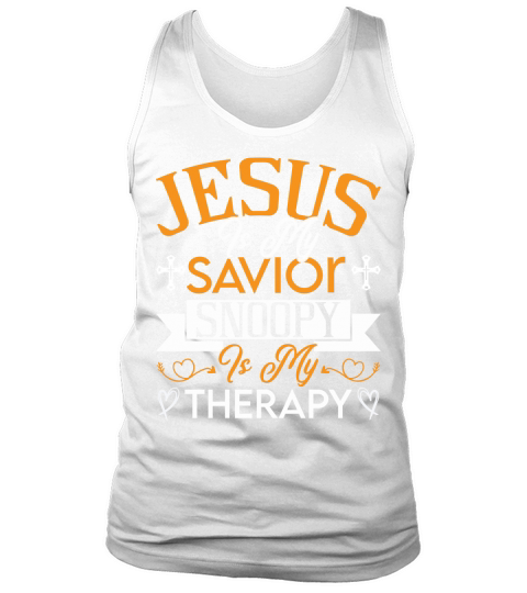 Jesus Is My Savior Snoopy 1 Tank Top Unisex