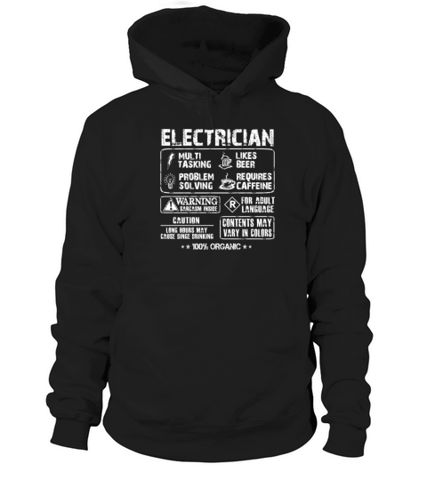 Electrician - Multi tasking electrician cool tee Hoodie Unisex