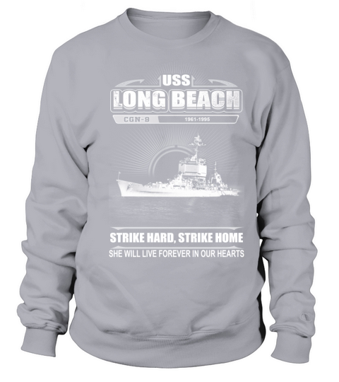 USS Long Beach CGN 9 Sweatshirt Unisex