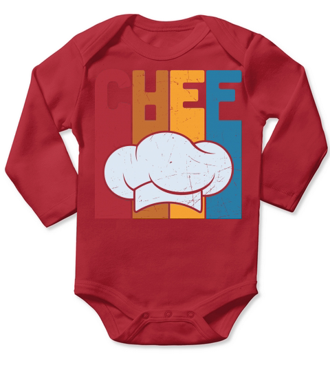 Restaurant Chef Cook Long Sleeve Baby One-Piece